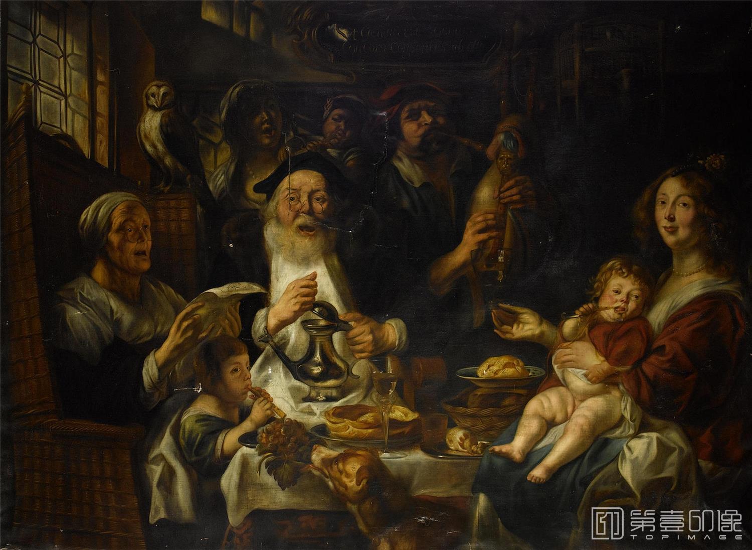 油画-雅各布布·乔登斯 Jacob Jordaens作品集-61